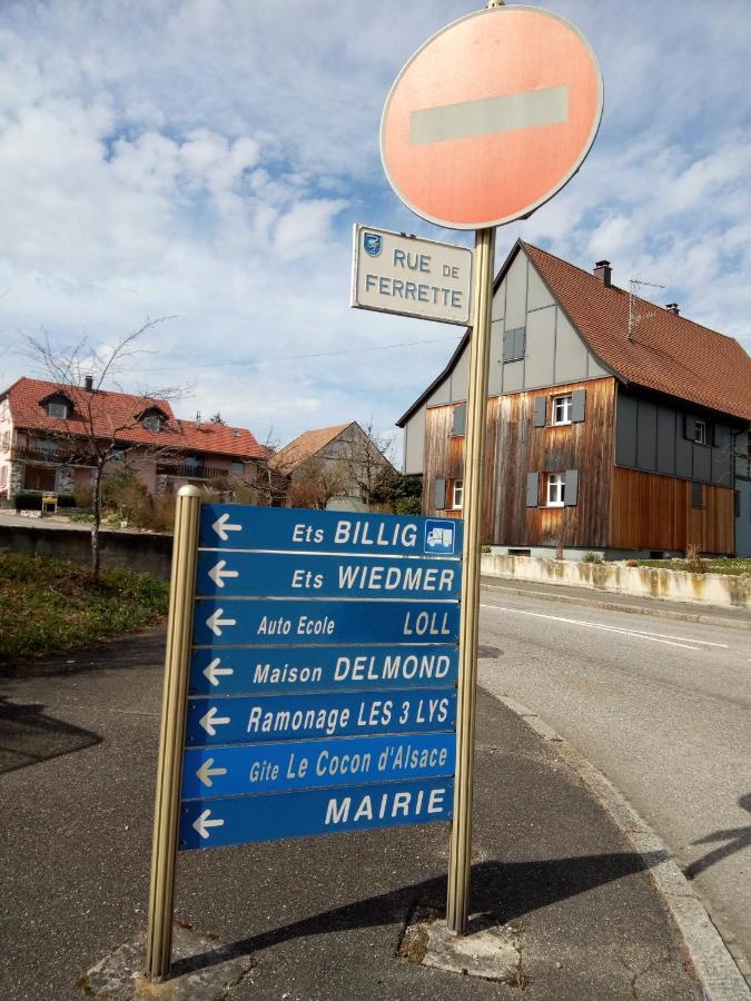 Le Cocon D'Alsace Hotell Folgensbourg Eksteriør bilde